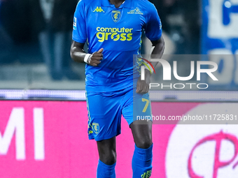 Junior Sambia of Empoli FC during the Serie A Enilive match between Empoli FC and FC Internazionale at Stadio Carlo Castellani on October 30...