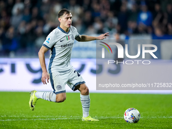 Nicolo' Barella of FC Internazionale during the Serie A Enilive match between Empoli FC and FC Internazionale at Stadio Carlo Castellani on...