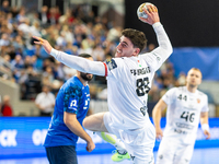 Ludovic Fabregas  is playing during the match EHF Champions League Men match between  Orlen Wisla Plock and Veszprem HC in Plock, Poland on...