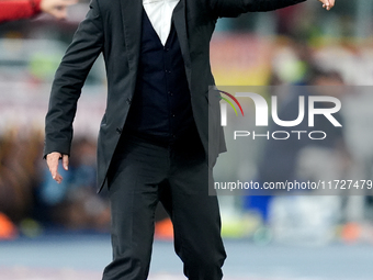 Ivan Juric head coach of AS Roma gestures during the Serie A Enilive match between Empoli FC and FC Internazionale at Stadio Carlo Castellan...