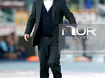 Ivan Juric head coach of AS Roma gestures during the Serie A Enilive match between Empoli FC and FC Internazionale at Stadio Carlo Castellan...