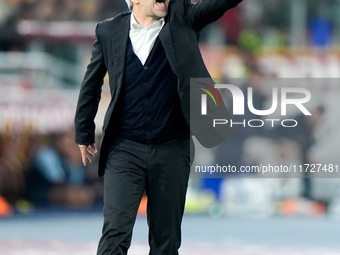 Ivan Juric head coach of AS Roma gestures during the Serie A Enilive match between Empoli FC and FC Internazionale at Stadio Carlo Castellan...