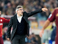 Ivan Juric head coach of AS Roma gestures during the Serie A Enilive match between Empoli FC and FC Internazionale at Stadio Carlo Castellan...