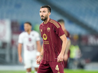 Bryan Cristante of AS Roma looks on during the Serie A Enilive match between Empoli FC and FC Internazionale at Stadio Carlo Castellani on O...