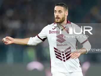 Nikola Vlasic of Torino FC looks on during the Serie A Enilive match between Empoli FC and FC Internazionale at Stadio Carlo Castellani on O...