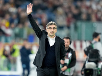 Ivan Juric head coach of AS Roma gestures during the Serie A Enilive match between Empoli FC and FC Internazionale at Stadio Carlo Castellan...