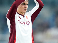 Paulo Dybala of AS Roma greets the fans during the Serie A Enilive match between Empoli FC and FC Internazionale at Stadio Carlo Castellani...