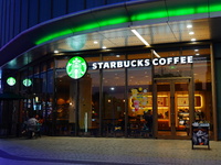 A Starbucks store is seen in Yichang, Hubei province, China, on October 31, 2024. Coffee company Starbucks reports revenue of $9.07 billion...