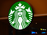 A Starbucks store is seen in Yichang, Hubei province, China, on October 31, 2024. Coffee company Starbucks reports revenue of $9.07 billion...