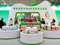 Visitors visit the Yantai International Food (Prepared Dishes) Industry Expo 2024 in Yantai, China, on November 1, 2024. (