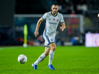 Stefan de Vrij of FC Internazionale during the Serie A Enilive match between Empoli FC and FC Internazionale at Stadio Carlo Castellani on O...