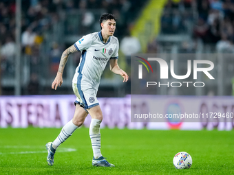 Alessandro Bastoni of FC Internazionale during the Serie A Enilive match between Empoli FC and FC Internazionale at Stadio Carlo Castellani...