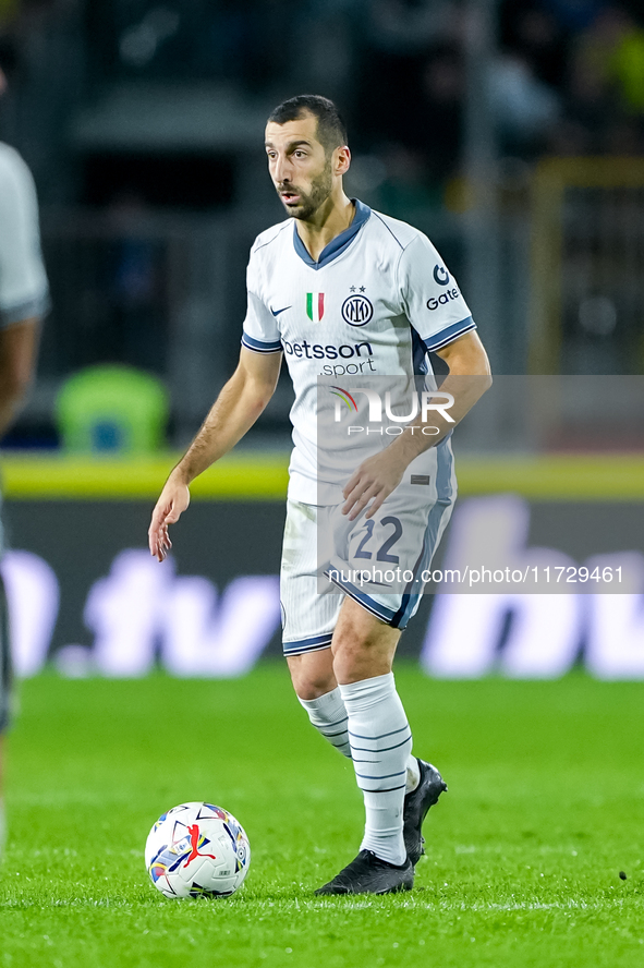 Henrikh Mkhitaryan of FC Internazionale during the Serie A Enilive match between Empoli FC and FC Internazionale at Stadio Carlo Castellani...