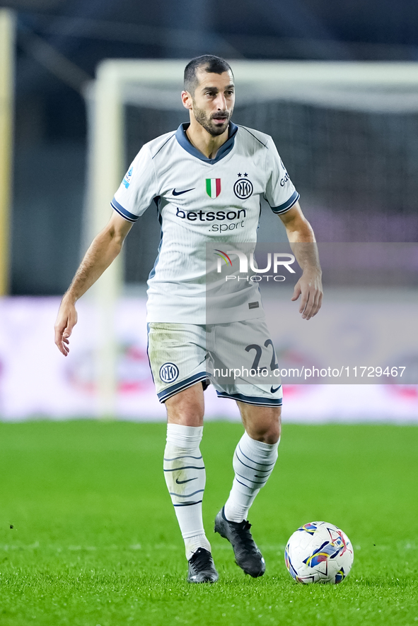 Henrikh Mkhitaryan of FC Internazionale during the Serie A Enilive match between Empoli FC and FC Internazionale at Stadio Carlo Castellani...