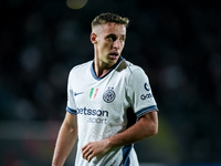 Davide Frattesi of FC Internazionale looks on during the Serie A Enilive match between Empoli FC and FC Internazionale at Stadio Carlo Caste...