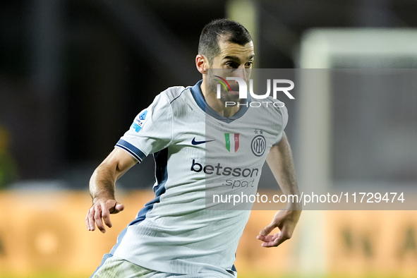 Henrikh Mkhitaryan of FC Internazionale during the Serie A Enilive match between Empoli FC and FC Internazionale at Stadio Carlo Castellani...