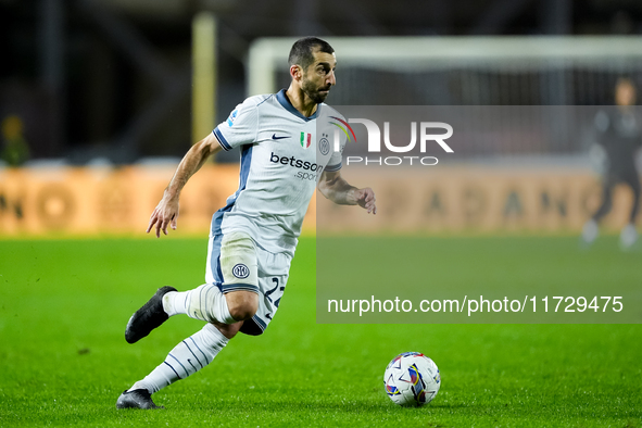 Henrikh Mkhitaryan of FC Internazionale during the Serie A Enilive match between Empoli FC and FC Internazionale at Stadio Carlo Castellani...