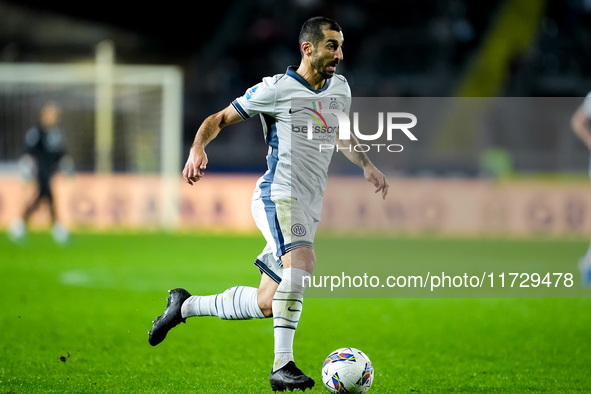 Henrikh Mkhitaryan of FC Internazionale during the Serie A Enilive match between Empoli FC and FC Internazionale at Stadio Carlo Castellani...