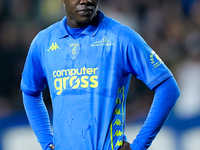 Emmanuel Gyasi of Empoli FC looks on during the Serie A Enilive match between Empoli FC and FC Internazionale at Stadio Carlo Castellani on...