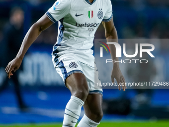 Denzel Dumfries of FC Internazionale during the Serie A Enilive match between Empoli FC and FC Internazionale at Stadio Carlo Castellani on...