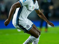 Denzel Dumfries of FC Internazionale during the Serie A Enilive match between Empoli FC and FC Internazionale at Stadio Carlo Castellani on...