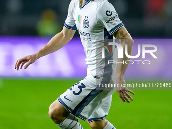 Nicolo' Barella of FC Internazionale during the Serie A Enilive match between Empoli FC and FC Internazionale at Stadio Carlo Castellani on...