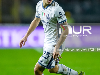 Nicolo' Barella of FC Internazionale during the Serie A Enilive match between Empoli FC and FC Internazionale at Stadio Carlo Castellani on...