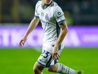 Nicolo' Barella of FC Internazionale during the Serie A Enilive match between Empoli FC and FC Internazionale at Stadio Carlo Castellani on...