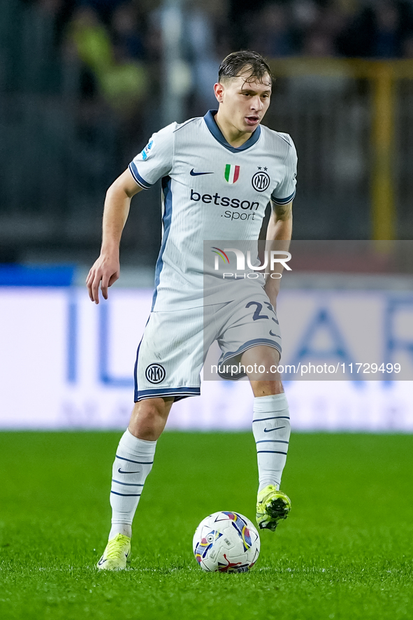 Nicolo' Barella of FC Internazionale during the Serie A Enilive match between Empoli FC and FC Internazionale at Stadio Carlo Castellani on...