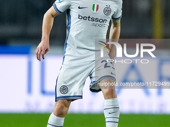 Nicolo' Barella of FC Internazionale during the Serie A Enilive match between Empoli FC and FC Internazionale at Stadio Carlo Castellani on...