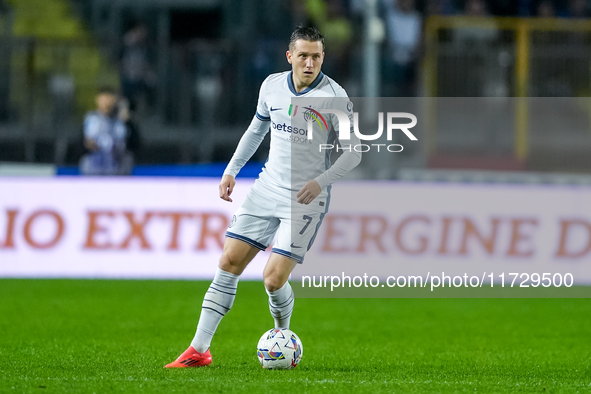 Piotr Zielinski of FC Internazionale during the Serie A Enilive match between Empoli FC and FC Internazionale at Stadio Carlo Castellani on...