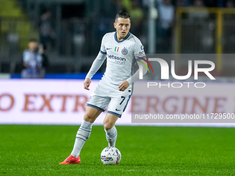 Piotr Zielinski of FC Internazionale during the Serie A Enilive match between Empoli FC and FC Internazionale at Stadio Carlo Castellani on...