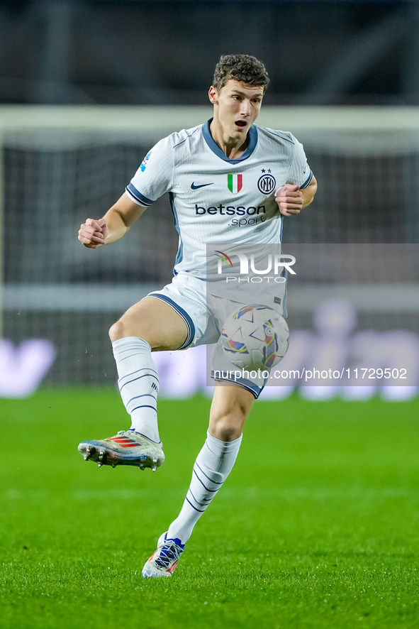 Benjamin Pavard of FC Internazionale during the Serie A Enilive match between Empoli FC and FC Internazionale at Stadio Carlo Castellani on...