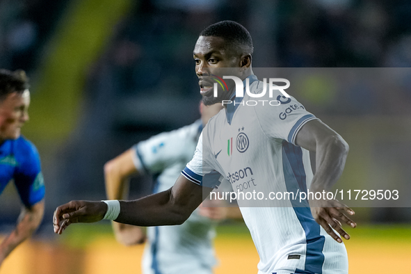 Marcus Thuram of FC Internazionale during the Serie A Enilive match between Empoli FC and FC Internazionale at Stadio Carlo Castellani on Oc...