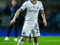 Nicolo' Barella of FC Internazionale during the Serie A Enilive match between Empoli FC and FC Internazionale at Stadio Carlo Castellani on...