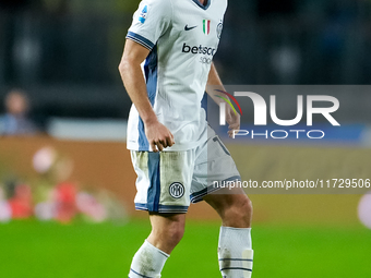 Davide Frattesi of FC Internazionale during the Serie A Enilive match between Empoli FC and FC Internazionale at Stadio Carlo Castellani on...