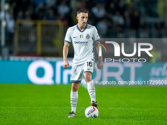 Davide Frattesi of FC Internazionale during the Serie A Enilive match between Empoli FC and FC Internazionale at Stadio Carlo Castellani on...