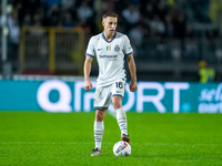 Davide Frattesi of FC Internazionale during the Serie A Enilive match between Empoli FC and FC Internazionale at Stadio Carlo Castellani on...