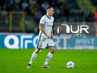 Davide Frattesi of FC Internazionale during the Serie A Enilive match between Empoli FC and FC Internazionale at Stadio Carlo Castellani on...