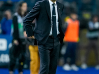 Simone Inzaghi head coach of FC Internazionale looks on during the Serie A Enilive match between Empoli FC and FC Internazionale at Stadio C...