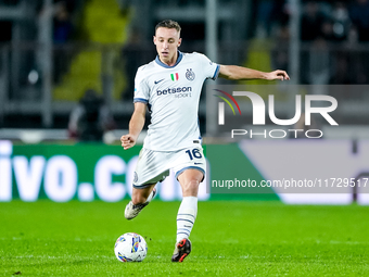 Davide Frattesi of FC Internazionale during the Serie A Enilive match between Empoli FC and FC Internazionale at Stadio Carlo Castellani on...