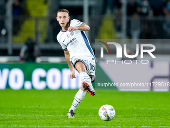 Davide Frattesi of FC Internazionale during the Serie A Enilive match between Empoli FC and FC Internazionale at Stadio Carlo Castellani on...