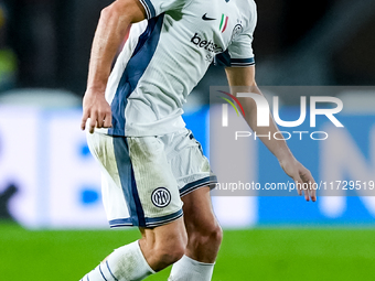 Davide Frattesi of FC Internazionale during the Serie A Enilive match between Empoli FC and FC Internazionale at Stadio Carlo Castellani on...