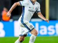 Davide Frattesi of FC Internazionale during the Serie A Enilive match between Empoli FC and FC Internazionale at Stadio Carlo Castellani on...