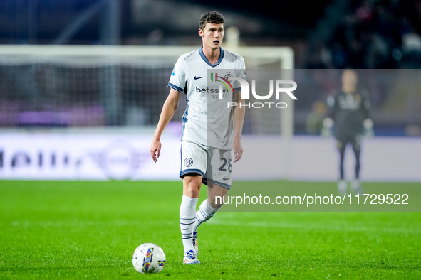 Benjamin Pavard of FC Internazionale during the Serie A Enilive match between Empoli FC and FC Internazionale at Stadio Carlo Castellani on...