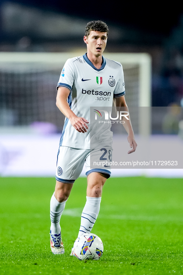 Benjamin Pavard of FC Internazionale during the Serie A Enilive match between Empoli FC and FC Internazionale at Stadio Carlo Castellani on...