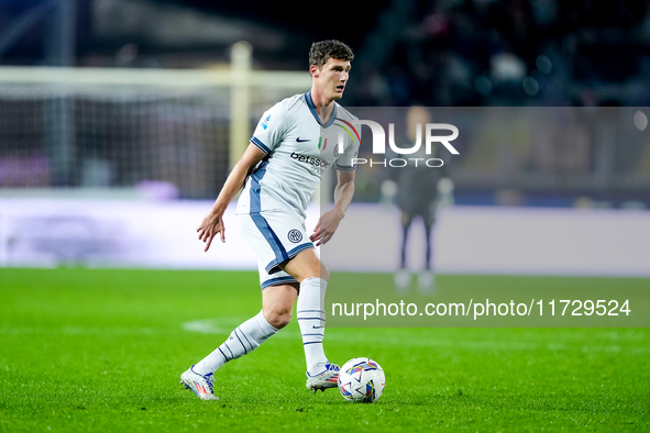 Benjamin Pavard of FC Internazionale during the Serie A Enilive match between Empoli FC and FC Internazionale at Stadio Carlo Castellani on...