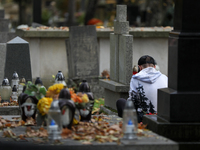 Rakowicki Cemetery undergoes preparations for All Saints' Day in Krakow, Poland, on October 30, 2024. November 1 is celebrated in Catholicis...