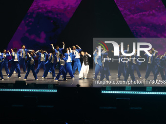 Singer Andy Lau performs at the Taipei Arena during the first leg of his ''Today is the Day'' tour in Taipei, Taiwan province, China, on Nov...