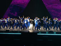 Singer Andy Lau performs at the Taipei Arena during the first leg of his ''Today is the Day'' tour in Taipei, Taiwan province, China, on Nov...